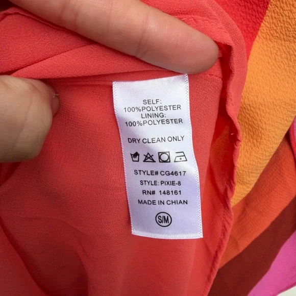 Buddy Love Multicolor Pixie Tunic Dress Cabana, SZ S/M NWT - Picture 8 of 9